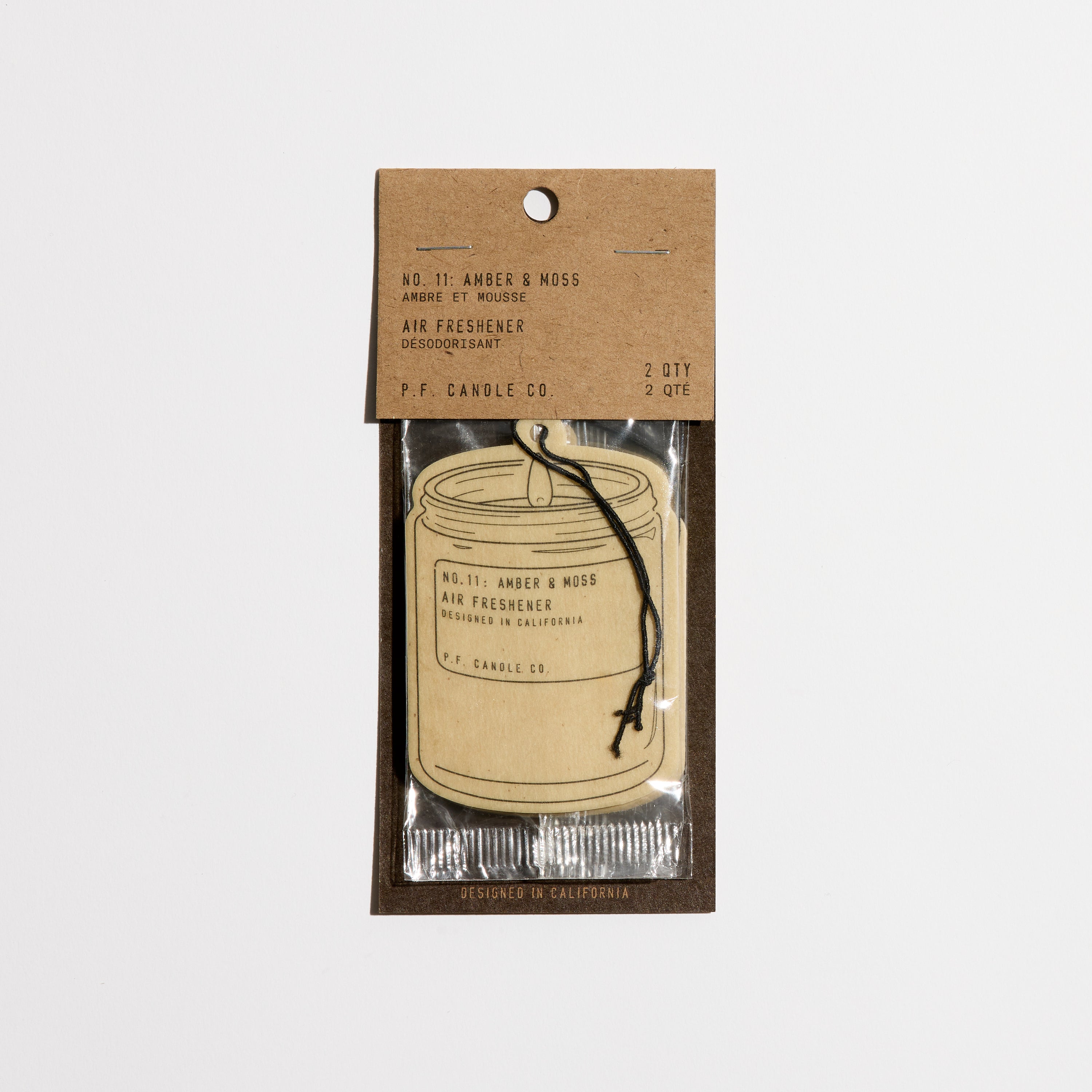 Amber & Moss – Air Freshener Packaging