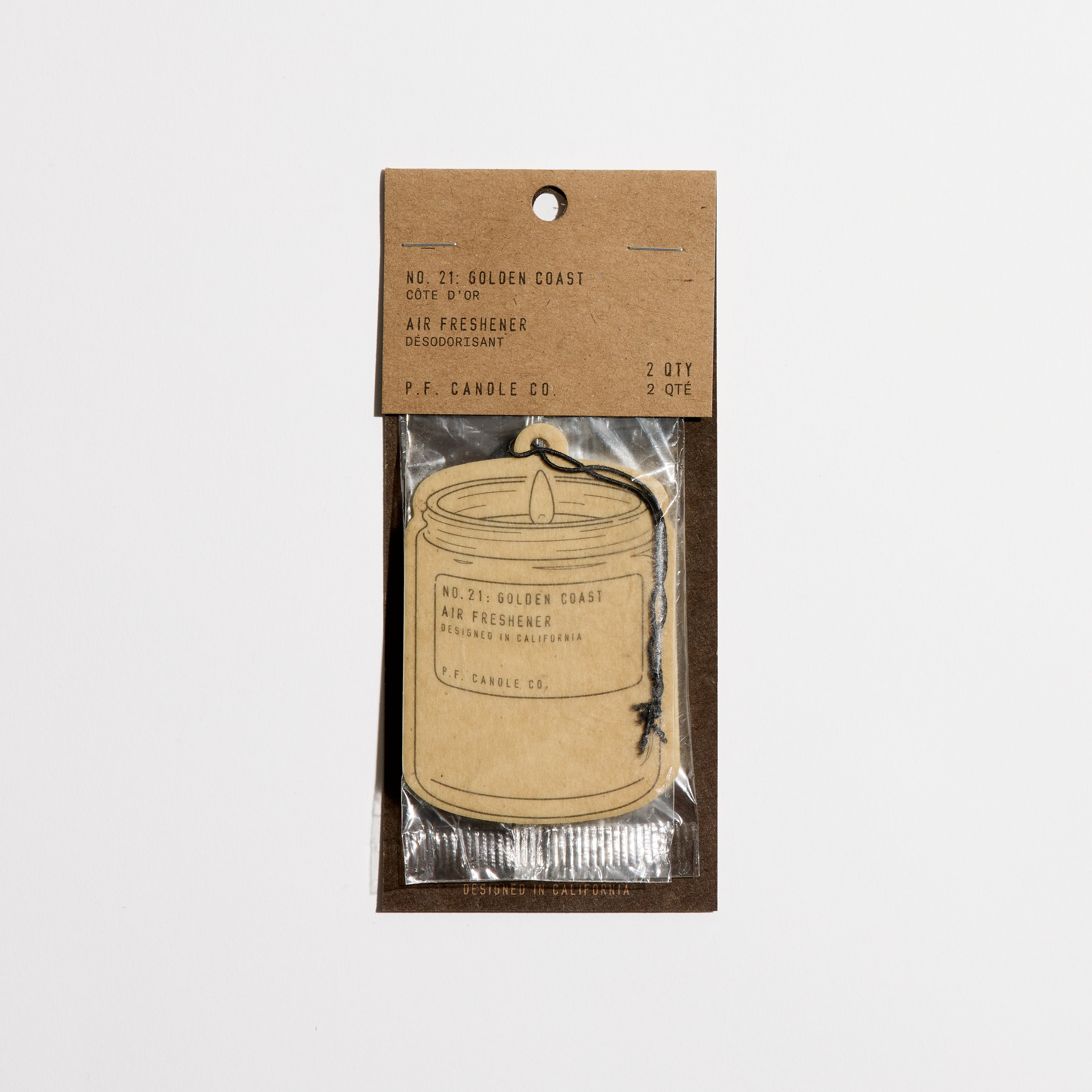 Golden Coast – Air Freshener Packaging