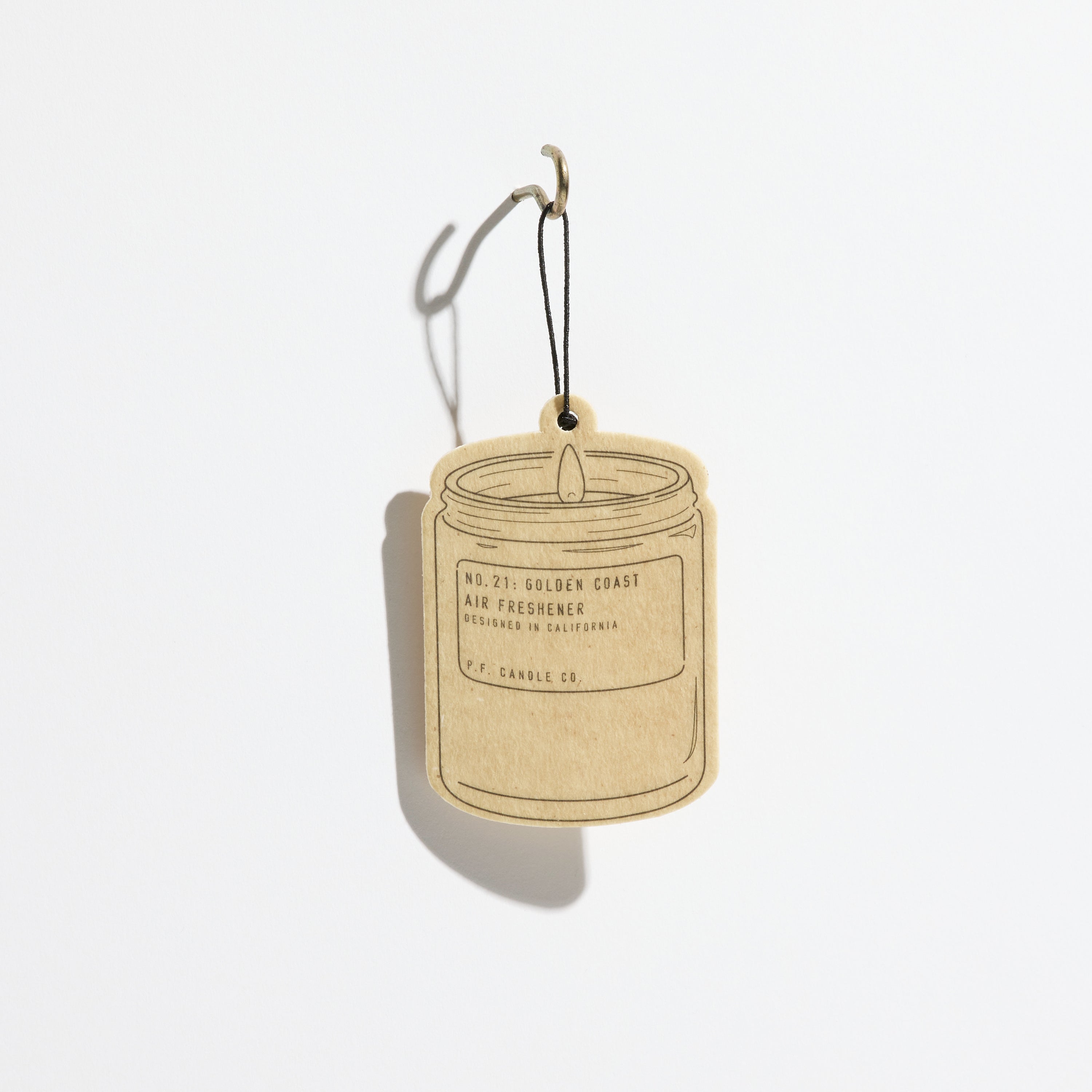 Golden Coast – Air Freshener hanging on hook