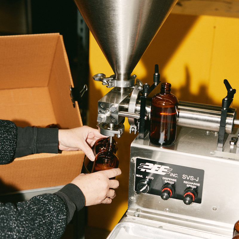 P.F. Candle Co. Room & Linen Spray - Warehouse - All of our products are developed, produced, tested, and packed by our team out of our warehouse in Los Angeles, CA.