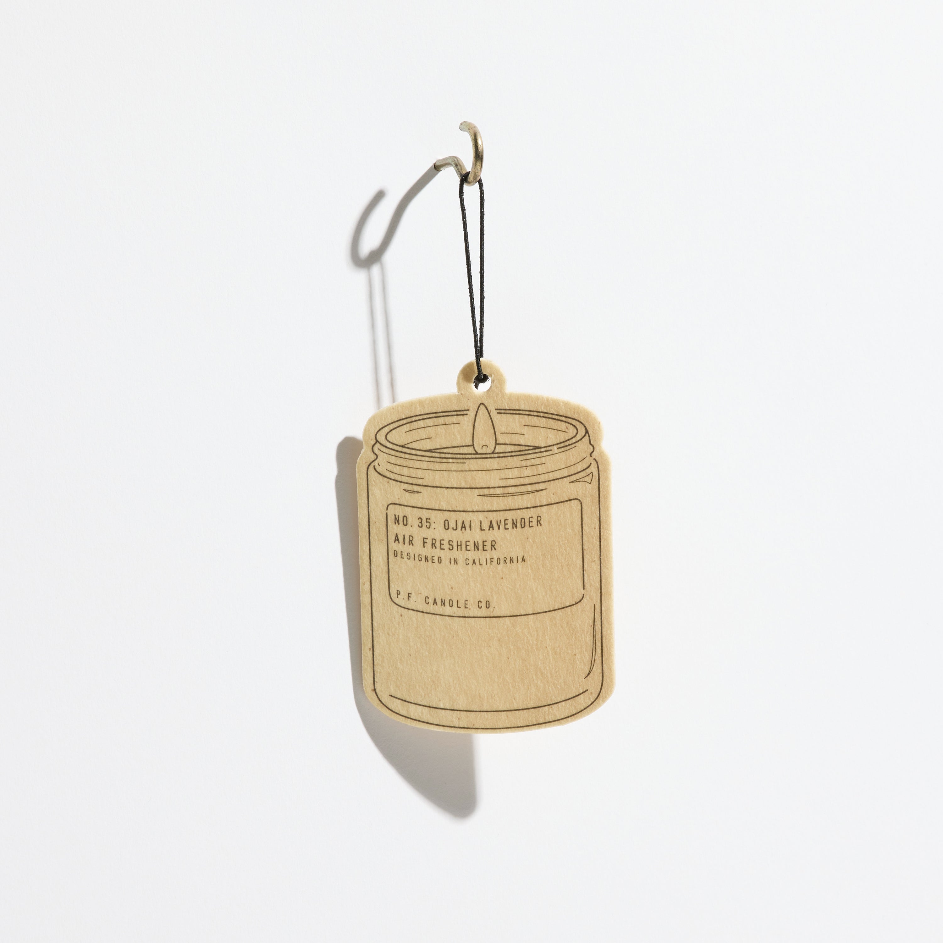 Ojai Lavender – Air Freshener hanging on hook