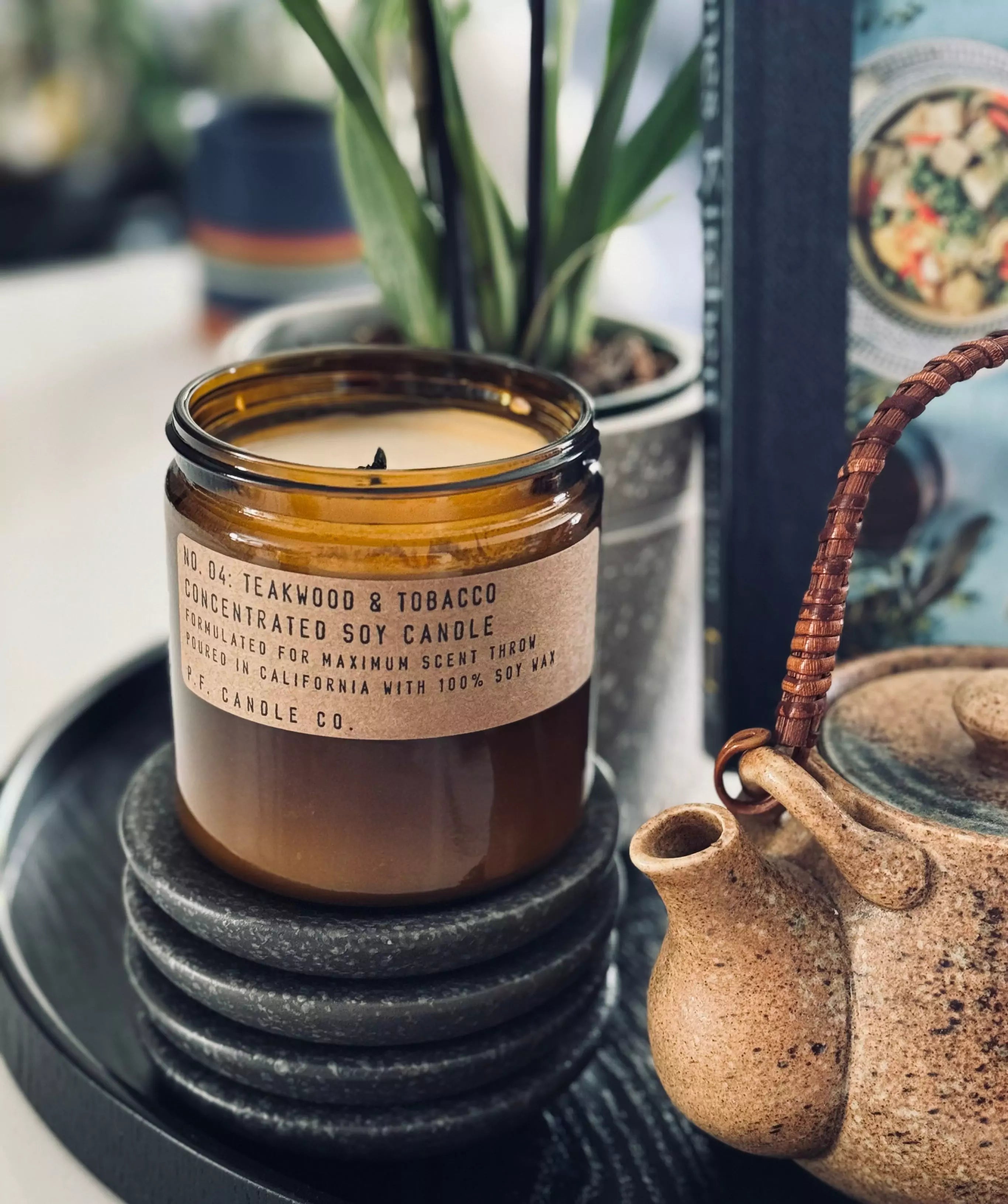 No.04 Teakwood & Tobacco Concentrated Soy Candle  
