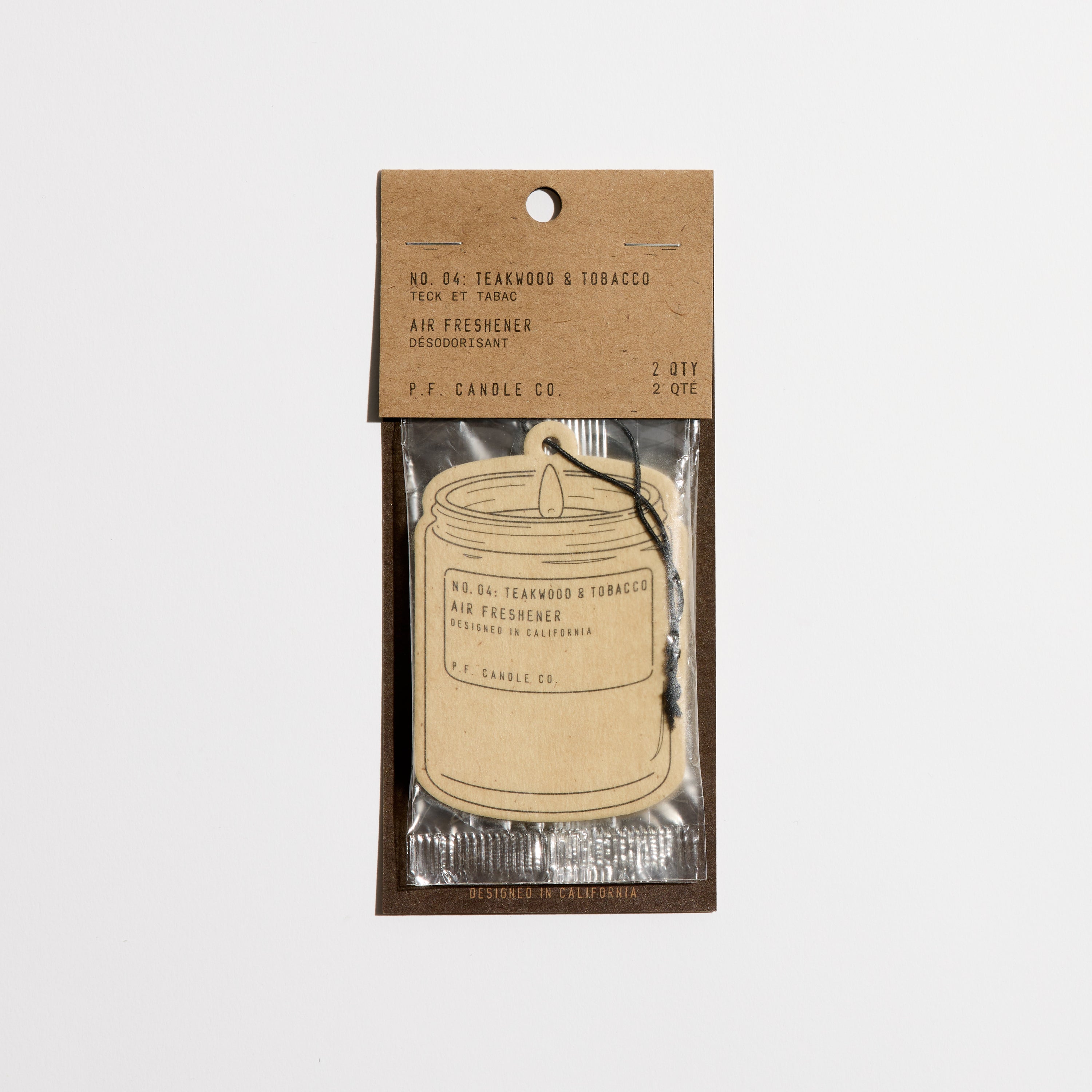 Teakwood & Tobacco – Air Freshener Packaging