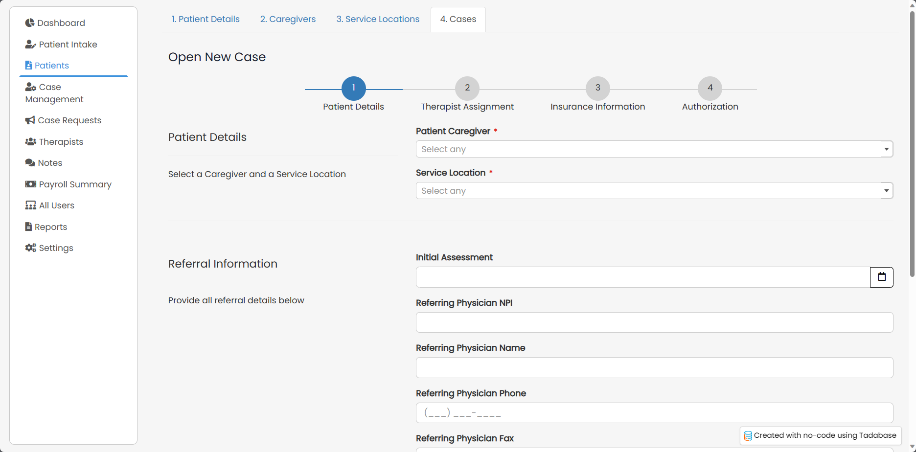 Patient Intake Made Easy