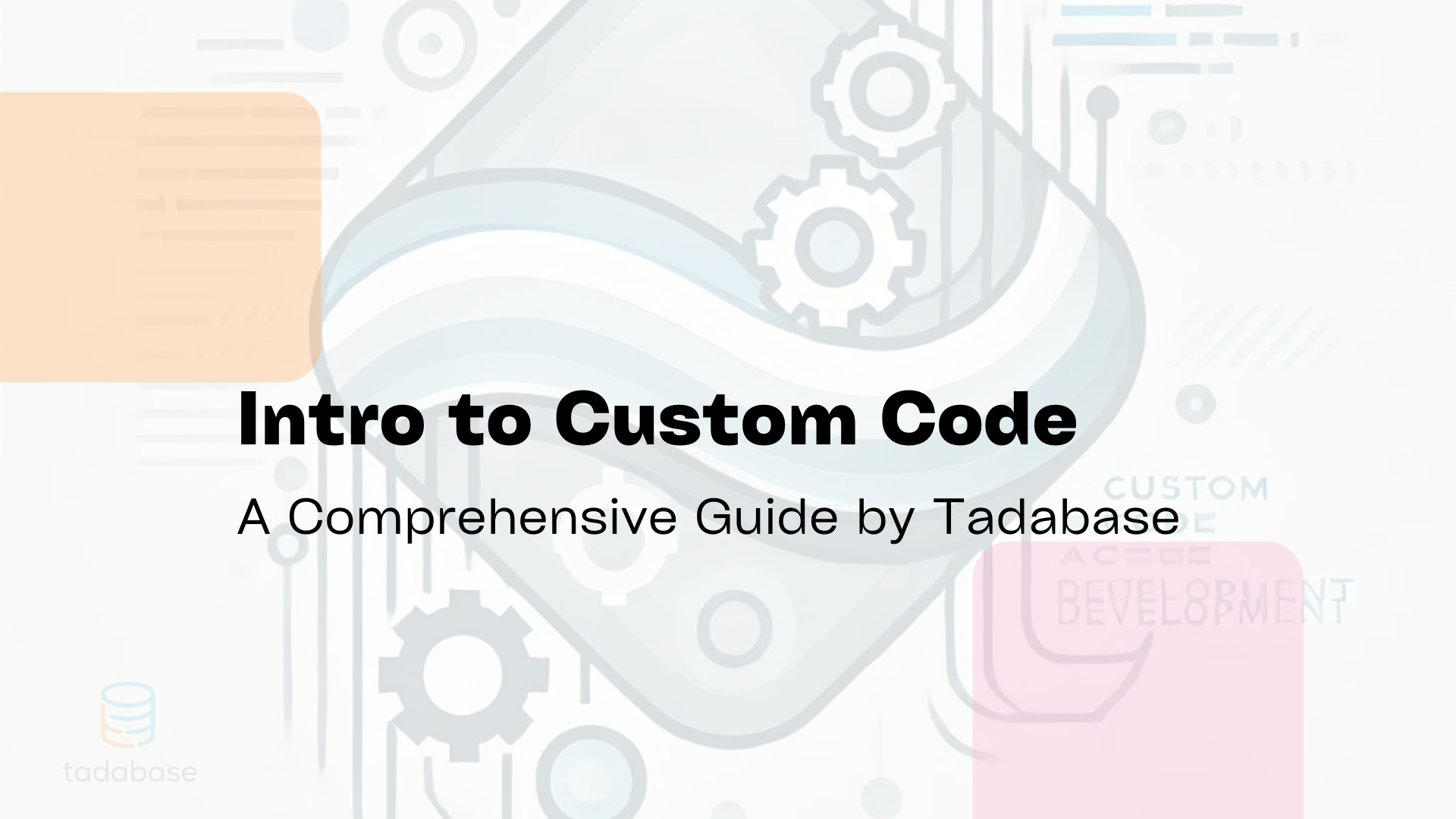 Intro To Custom Code in Application Development