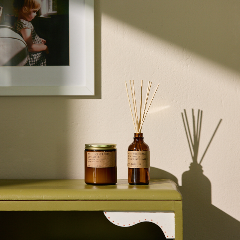 P.F. Candle Co. Just the Basics Bundle - Amber & Moss