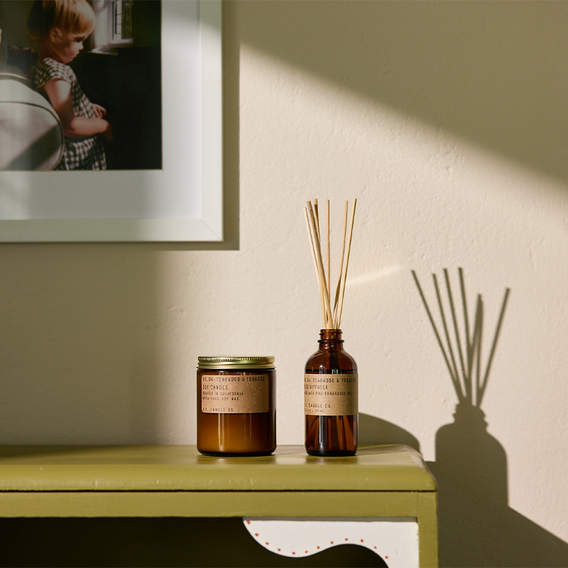 P.F. Candle Co. Just the Basics Bundle - Teakwood & Tobacco